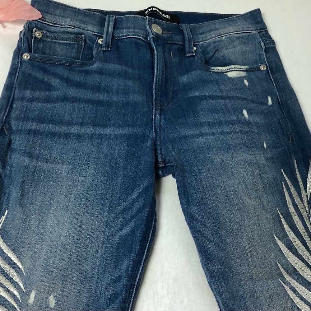 EXPRESS Ankle Jeans Pants Size 2 - Picture 3 of 7